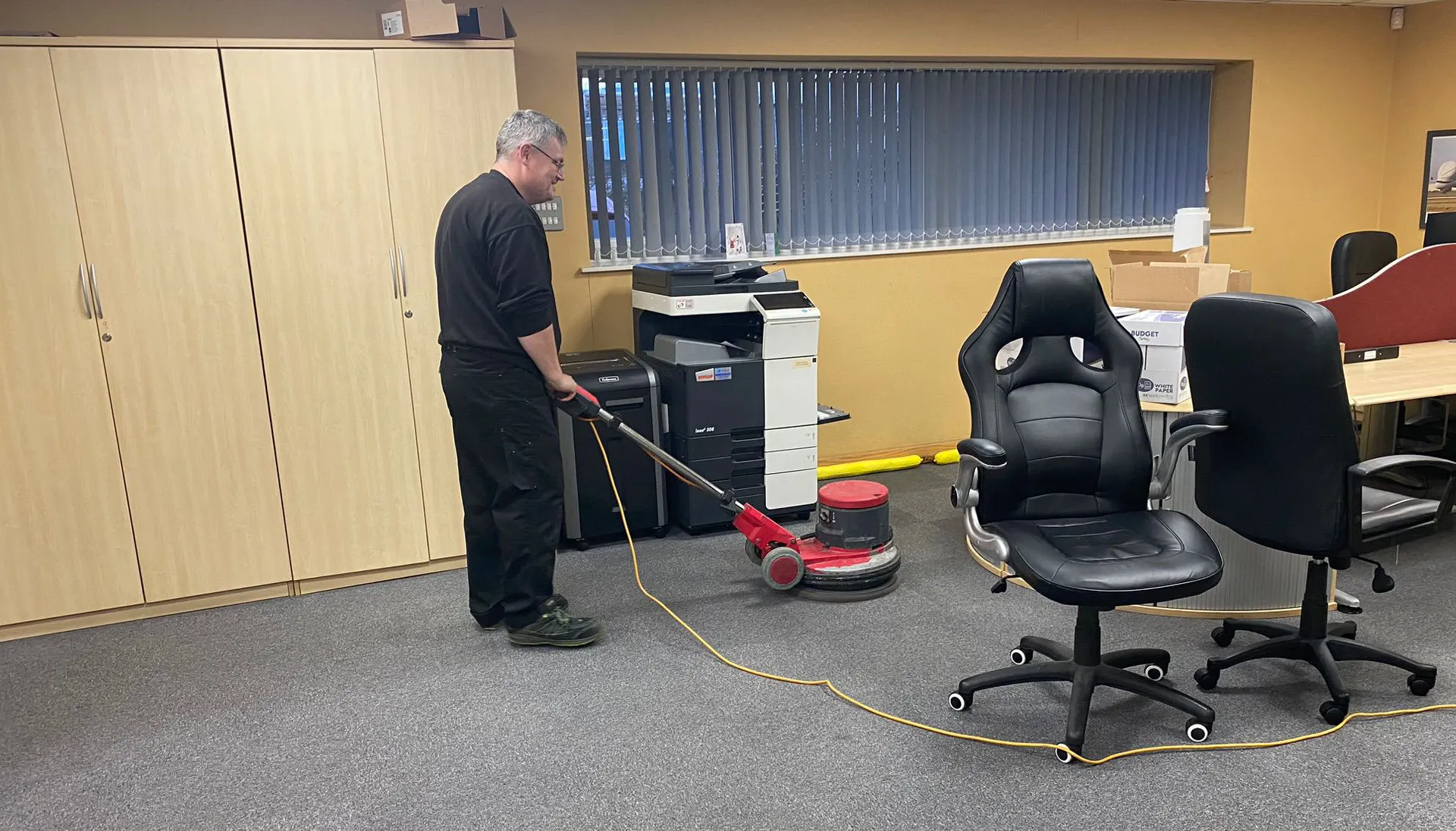 Office carpet cleaning